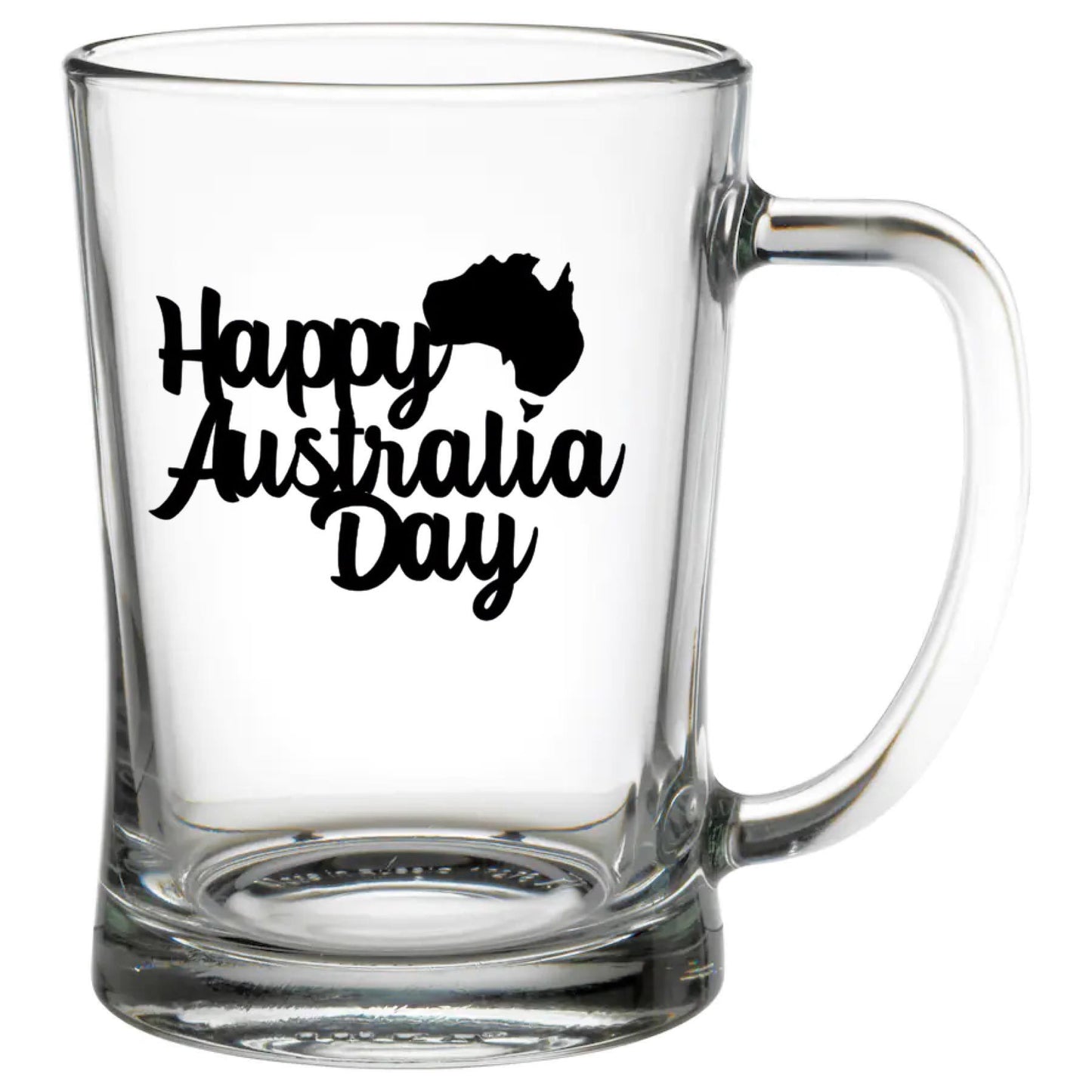 Australia day beer glass