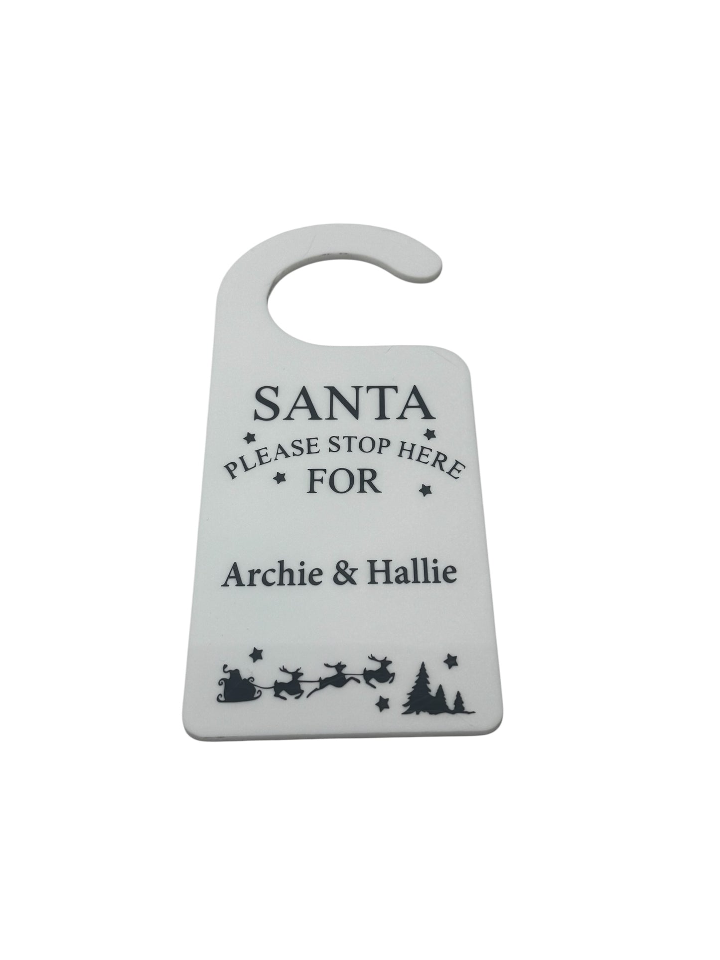 Santa door hanger