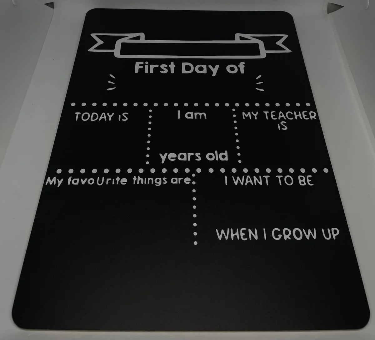 Personlised back to school board (30x40cm)