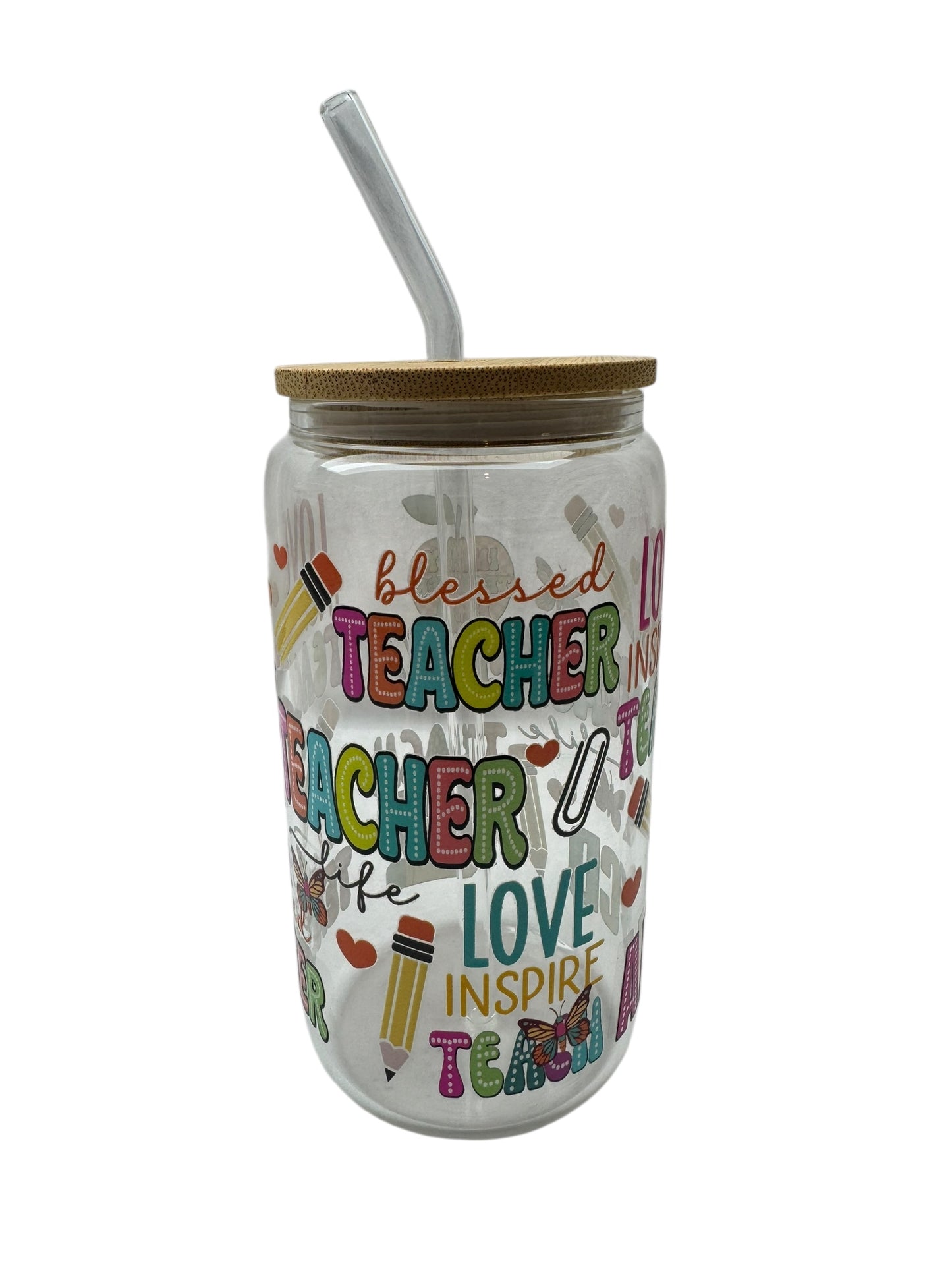 Personalised teacher tumblers with UVDTF