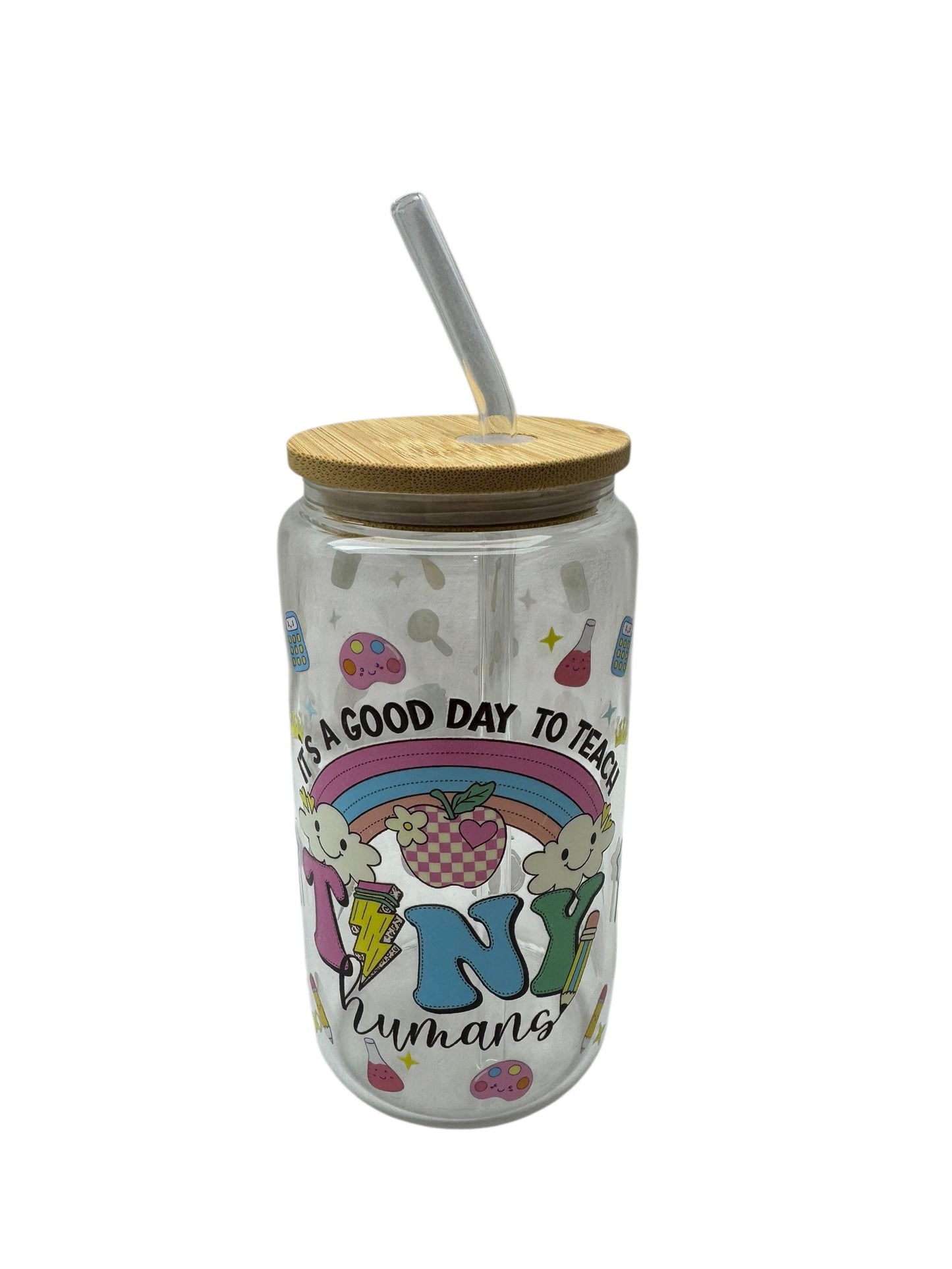 Personalised teacher tumblers with UVDTF