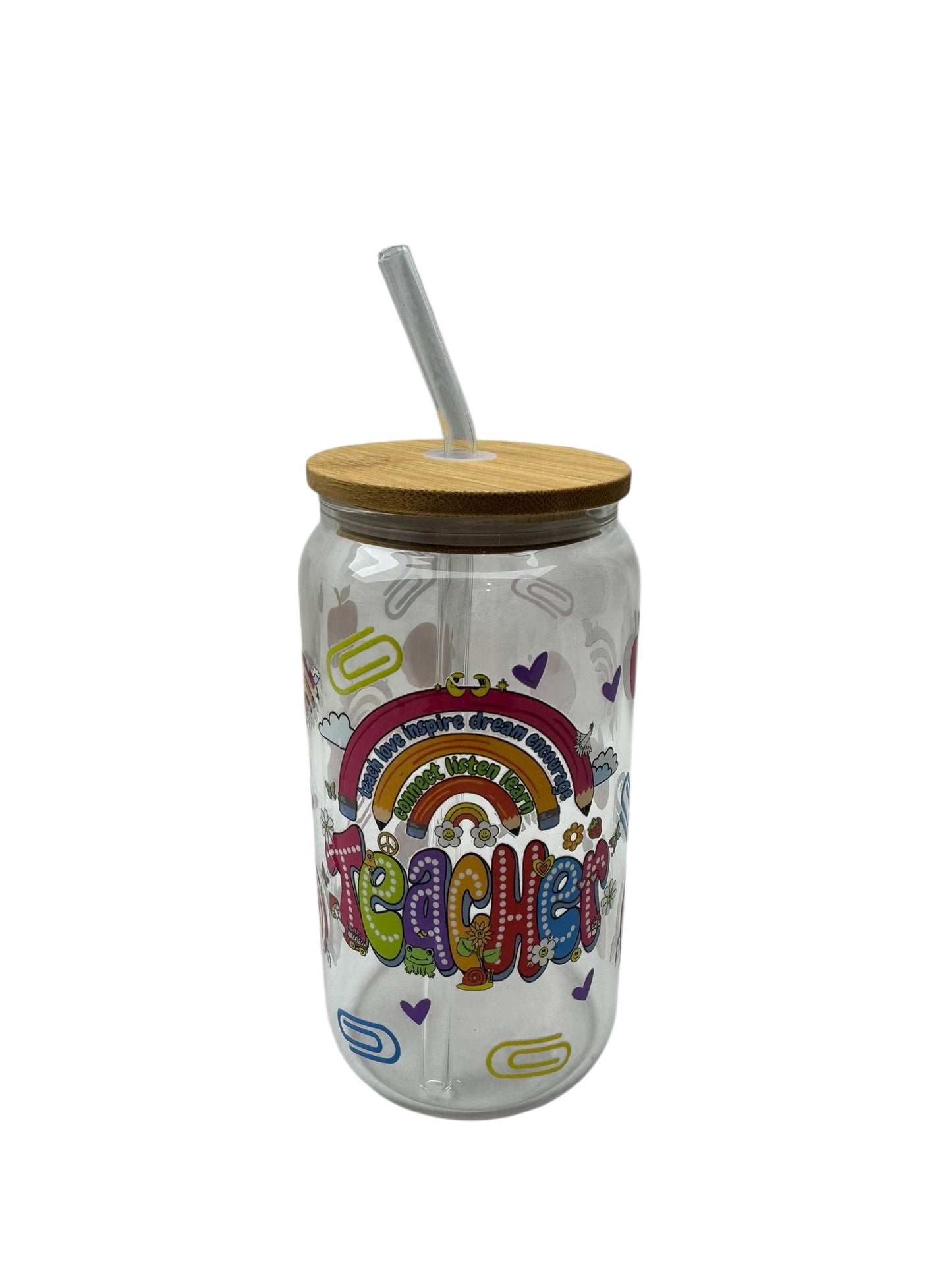 Personalised teacher tumblers with UVDTF