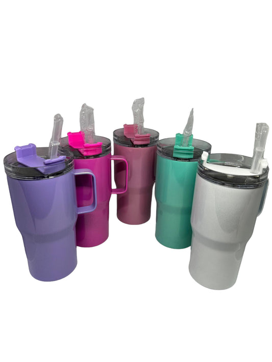 Personalised glitter 20oz tumbler with handle