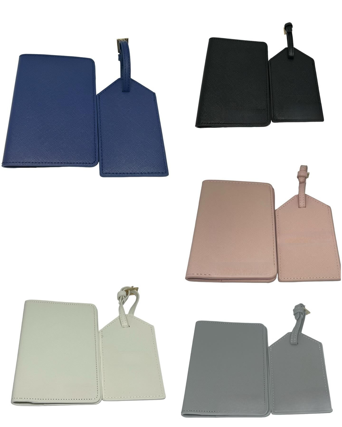 Personalised passport holder & luggage tag