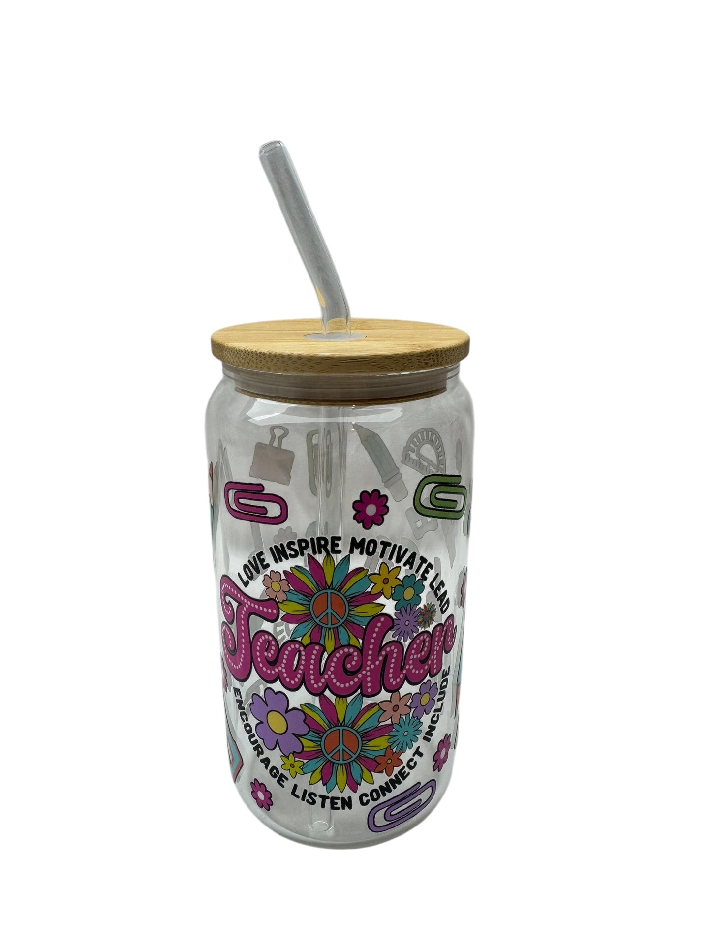 Personalised teacher tumblers with UVDTF