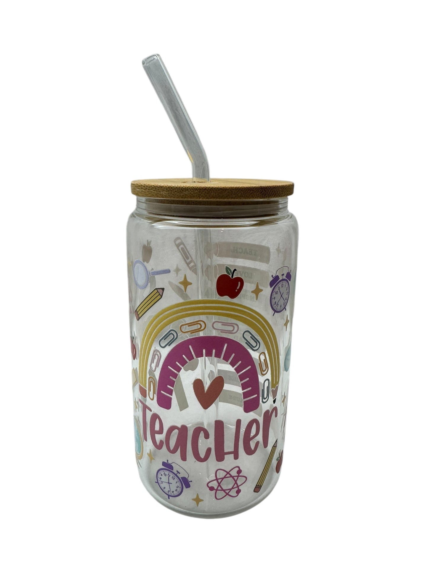 Personalised teacher tumblers with UVDTF