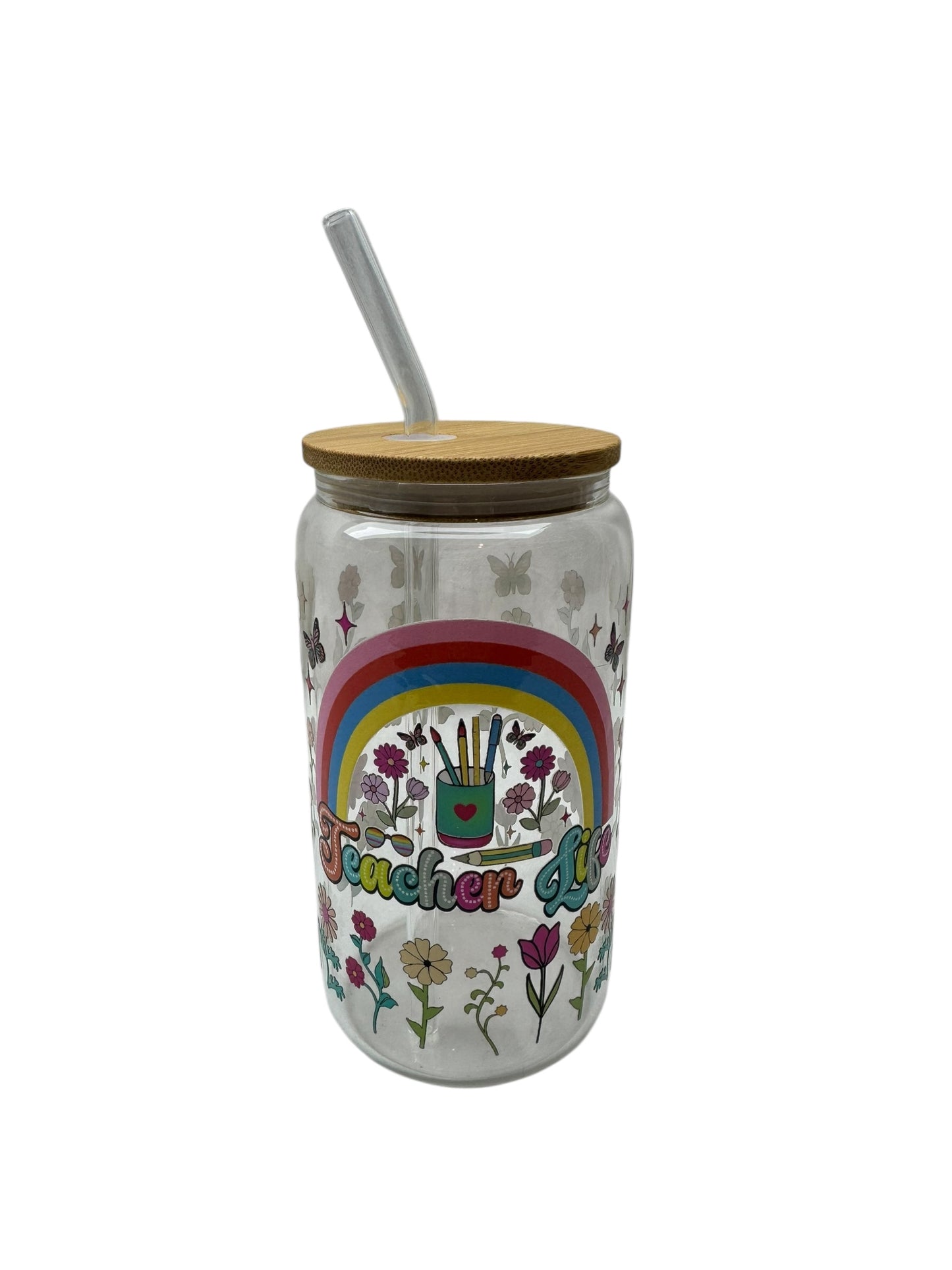 Personalised teacher tumblers with UVDTF