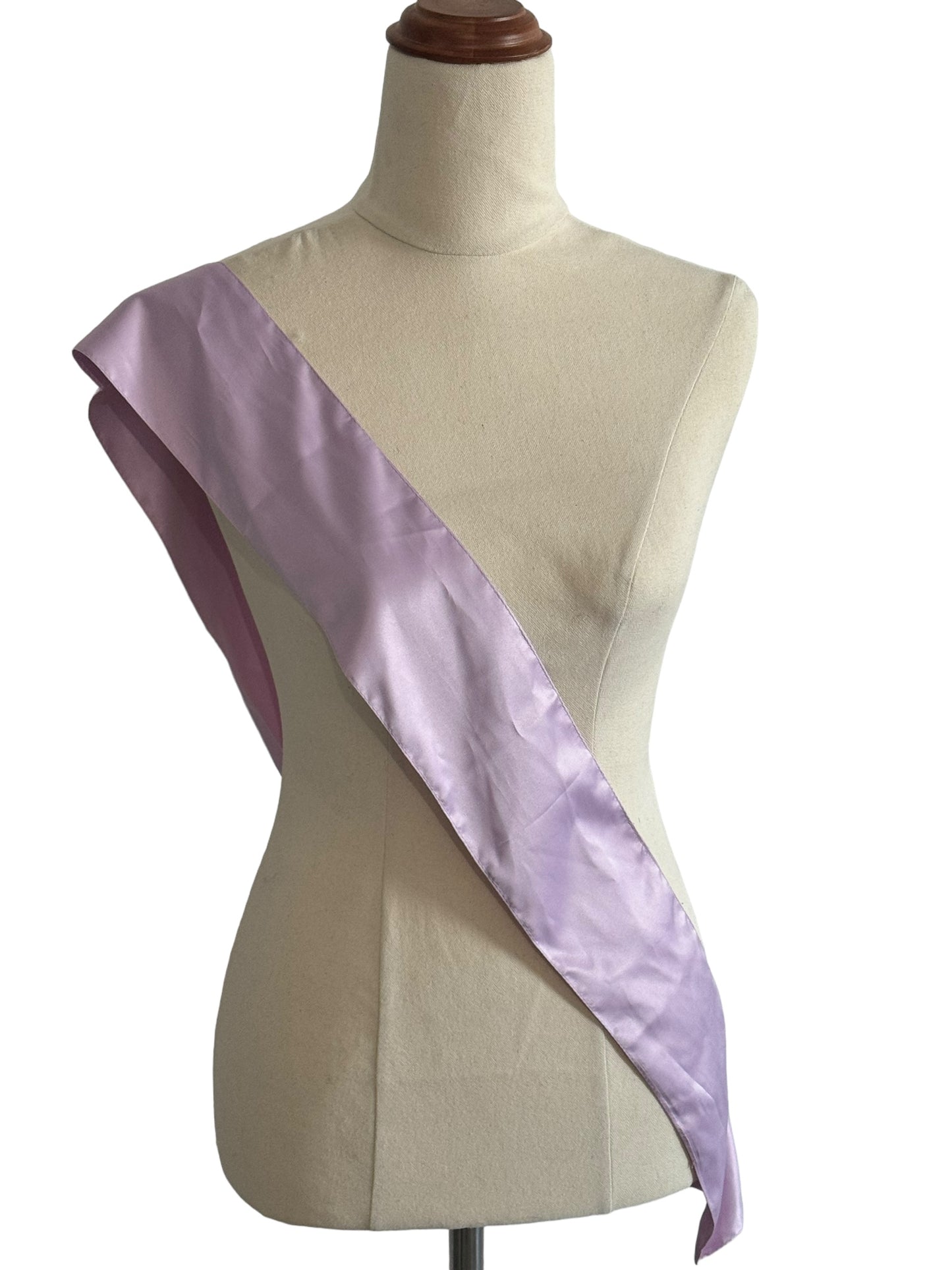 Personalised satin sash