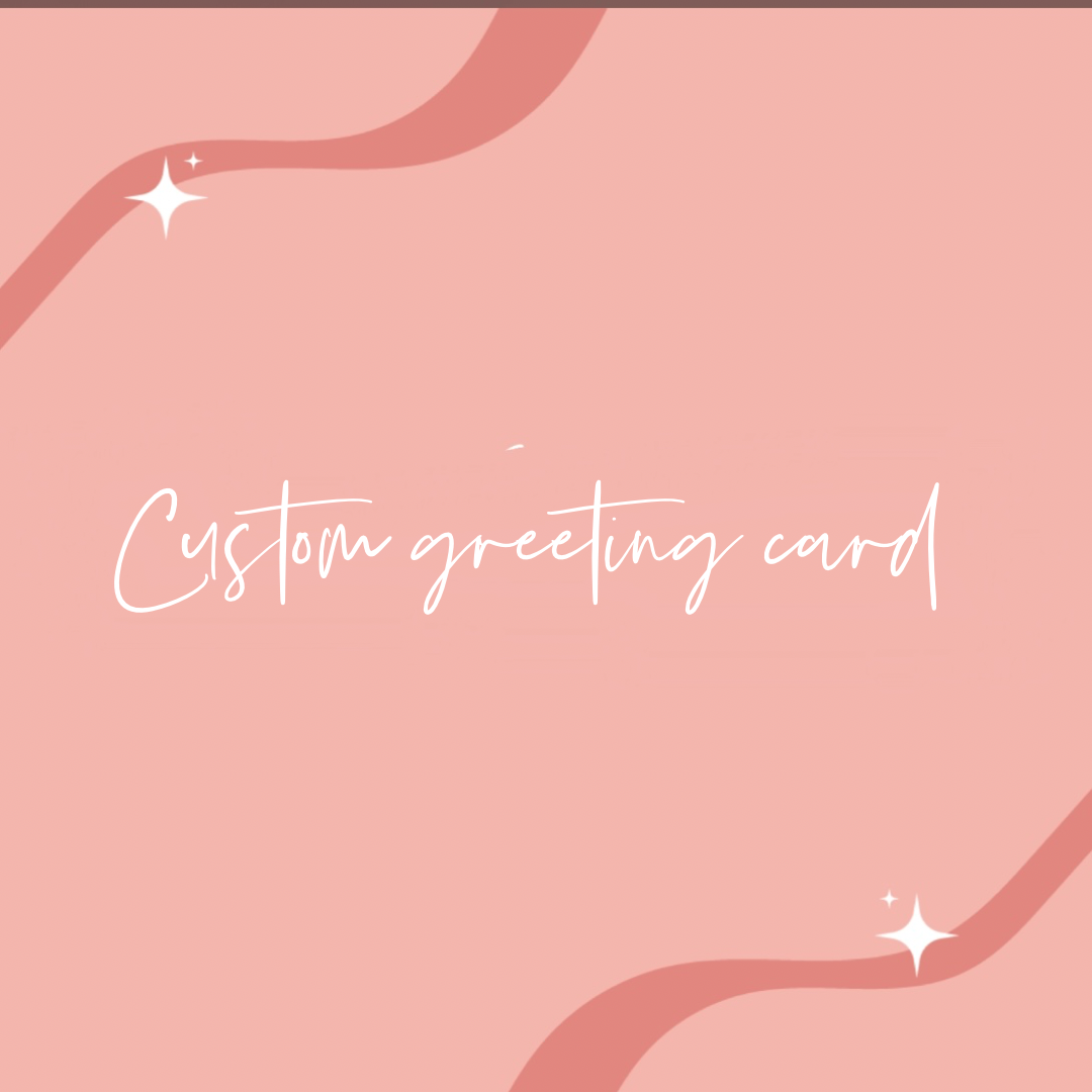 Personalised greeting card