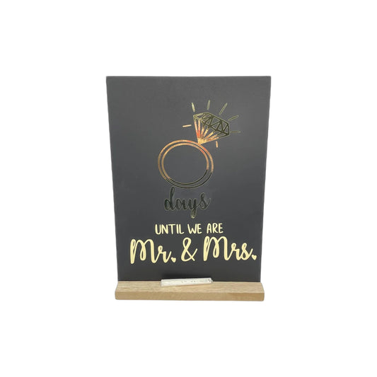 Wedding countdown chalkboard