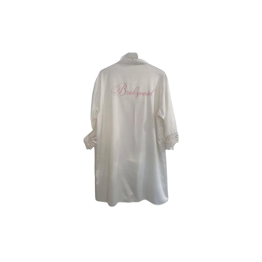 Personlised satin robe