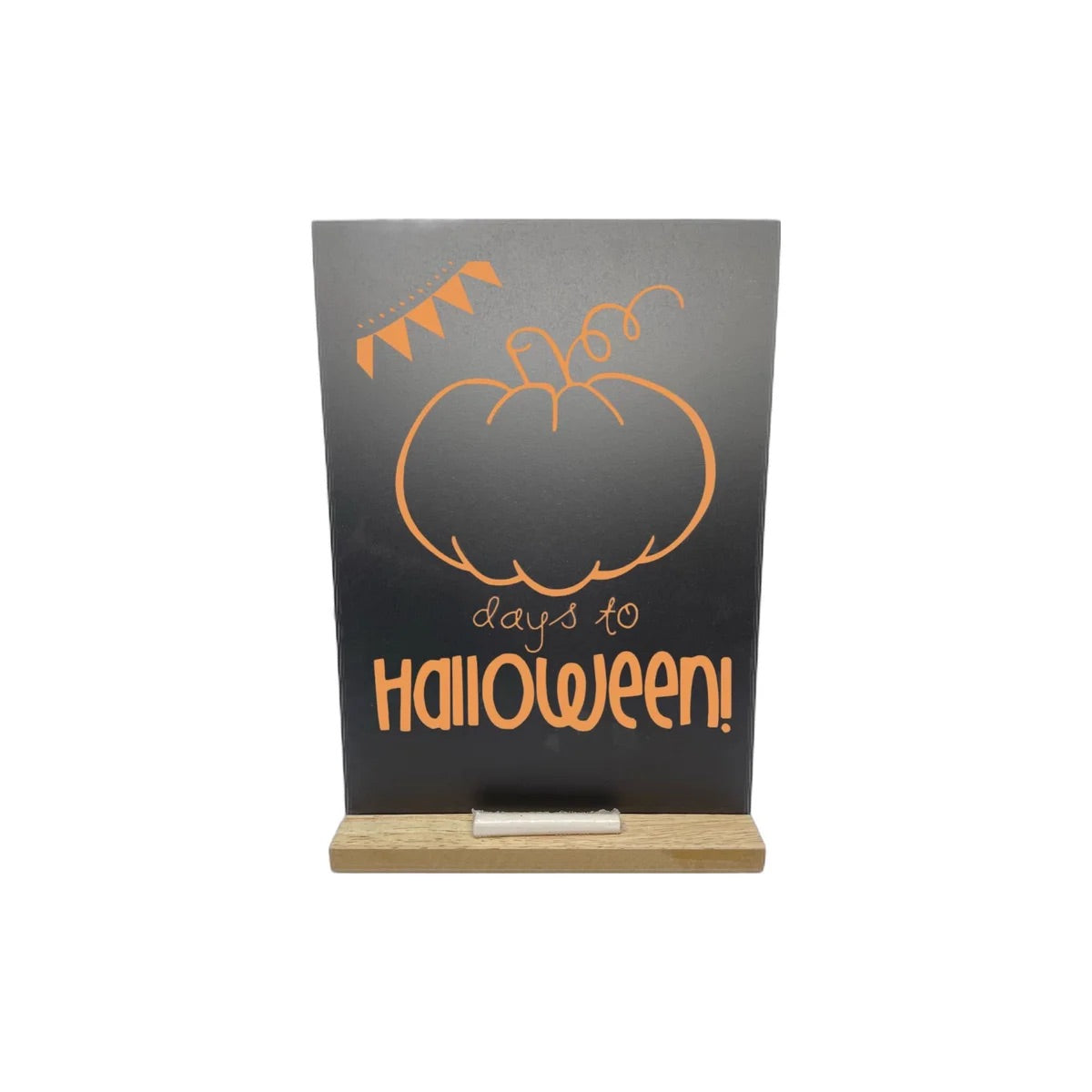 Halloween countdown chalkboard