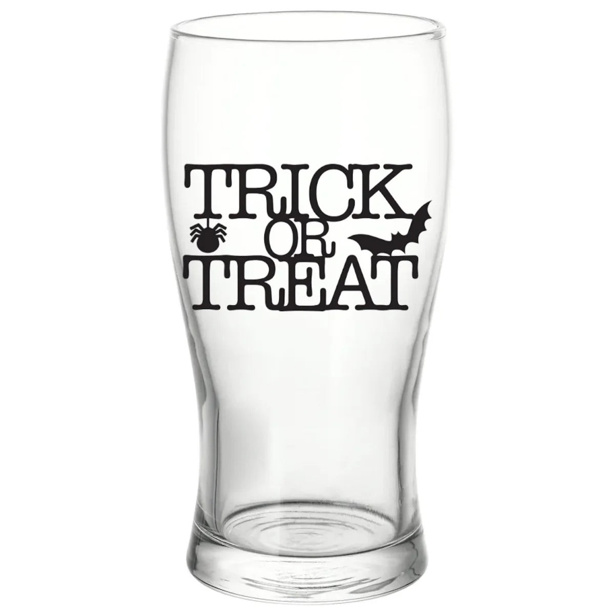 Personalised halloween beer glass