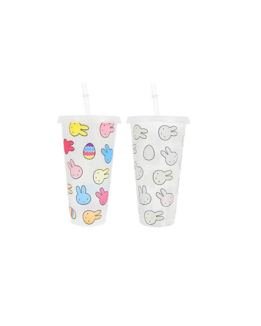 Personalised color changing easter cup