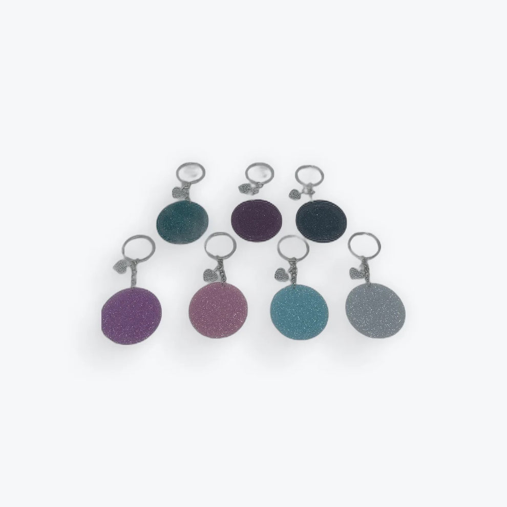 Custom Glitter Keyrings Mcreations