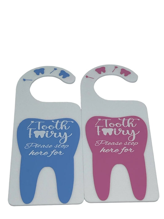 Tooth fairy door hanger