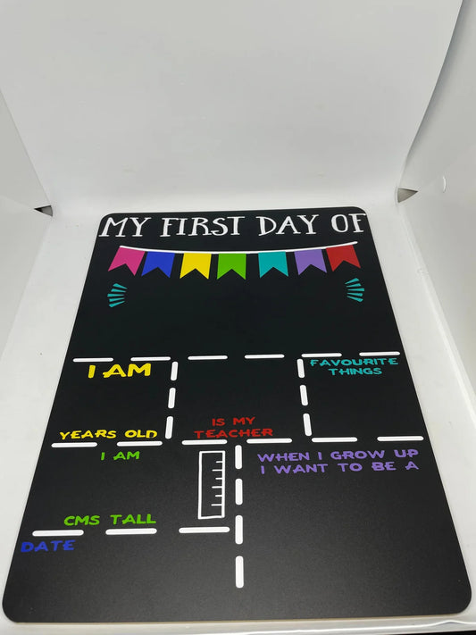 Personlised back to school board (30x40cm)